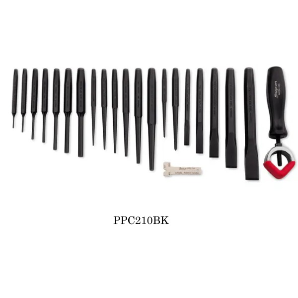 Snapon-Punches,Hammers-PPC210BK  Punch and Chisel Set